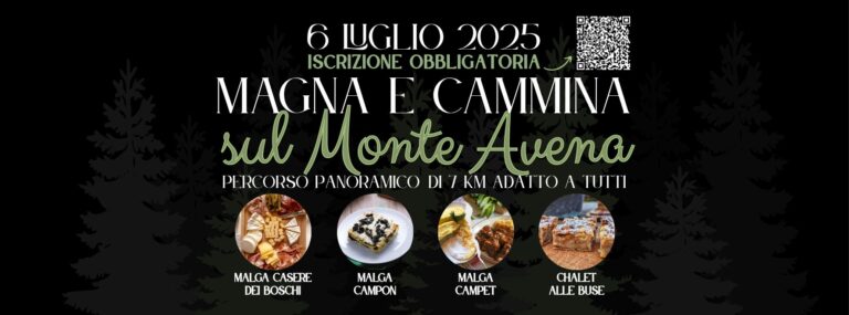 Magna e cammina sul Monte Avena